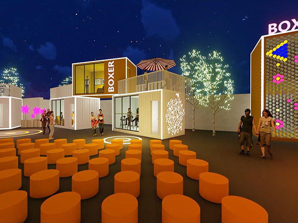 Planning and Design of Container Commercial Street