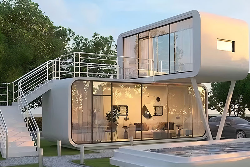 Apple Cabin Restaurant Prefab House