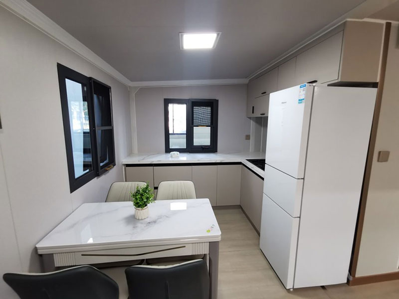 Sloping Roof Expandable Prefab Porta Cabin